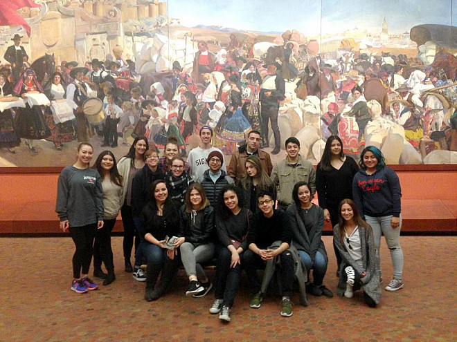 Dr. Colvin's Students at the Hispanic Society of America Museum