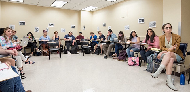 Students in the classroom