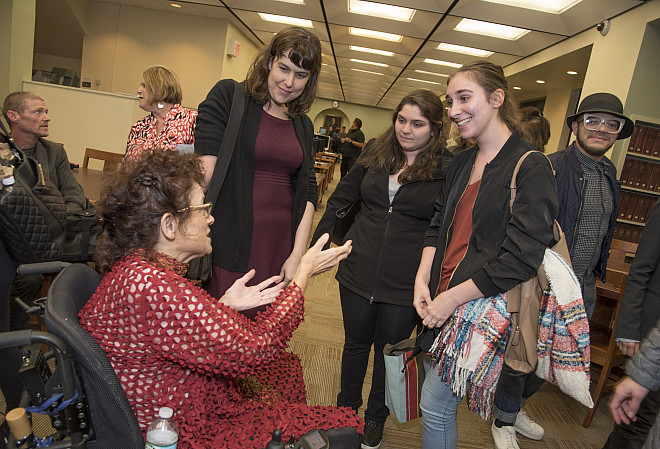 Students with Educator/Activist Simi Linton