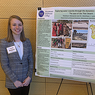 Madison Weisend '20 presenting at Mid-Atlantic SENCER conference