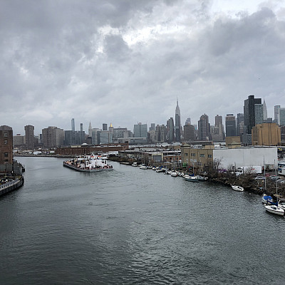 View of Manhattan from Newtown Creek