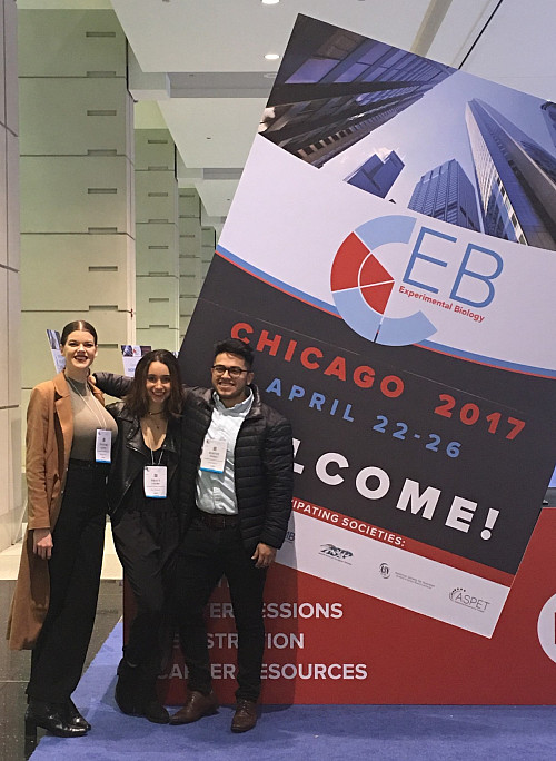 students present at Experimental Biology 2017 meeting