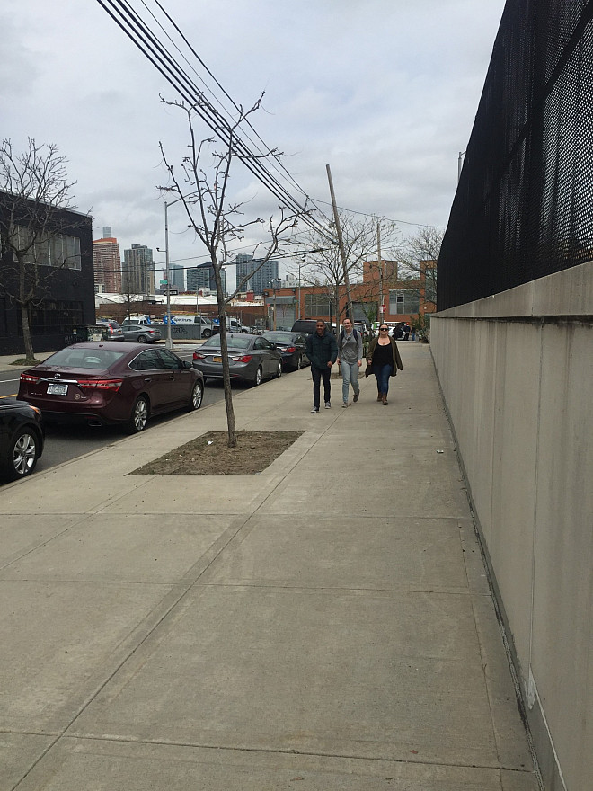 Students in Prof. Leri's Chemistry and the Environment (CHEM/ENV 105) class travel to Greenpoint, Brooklyn, to sample water from Newtown ...