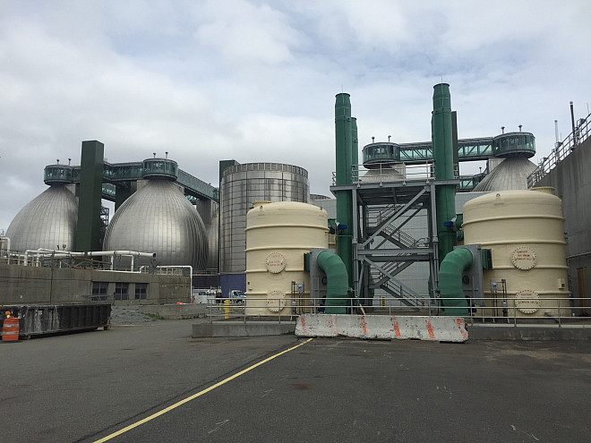 The Newtown Creek Wastewater Treatment Plant.