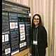 Tracy Tauro presenting her poster at UMBC