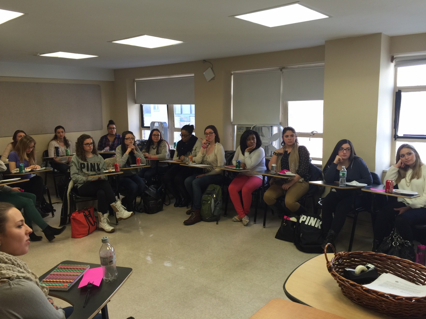 Students at the spring 2015 Communication Sciences and Disorders Majors Meeting