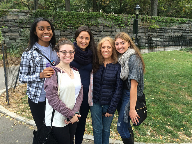 Some of our NSSLHA members and friends with Dr. Jablon at Walk 4 Hearing 2015