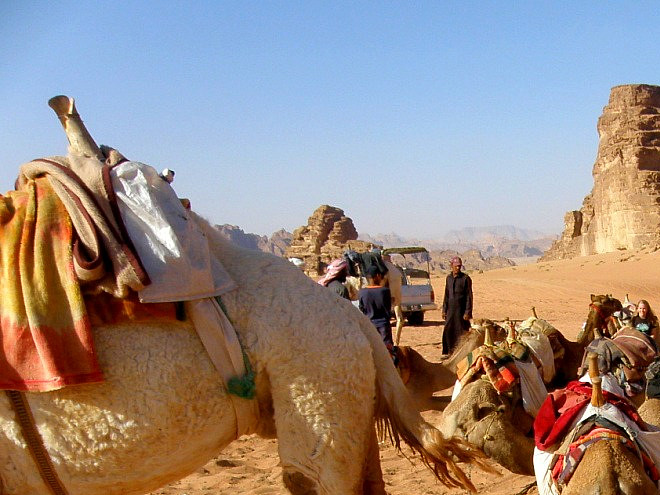 International Studies major Cathryn Adams during her study abroad trip to Amman, Jordan.