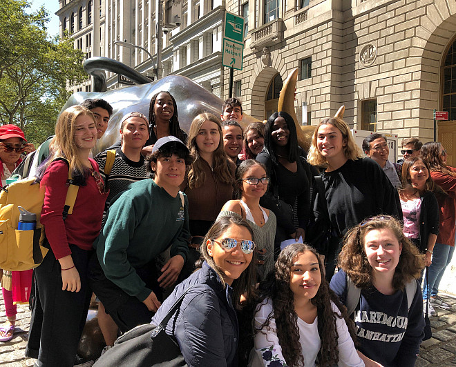 The Charging Bull on Wall Street