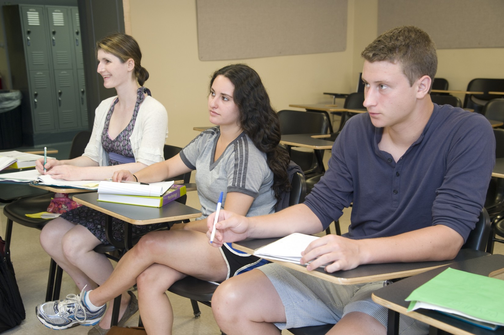 Summer students enjoy a small Psychology course
