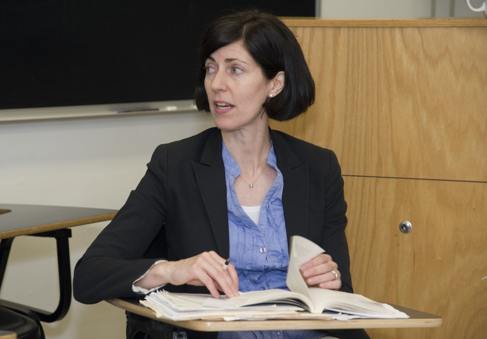 English professor Cecilia Feilla teaches Detective Narratives