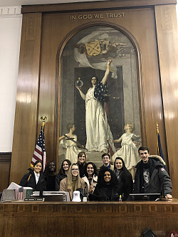 Students visit NYC Criminal Court