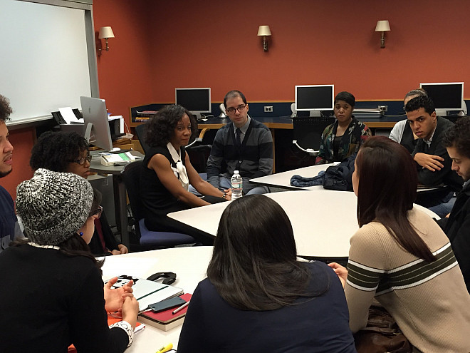 Lisa from CNBC and an MMC Alum, visited with Communication students on campus to discuss best practices when preparing for a job in telev...