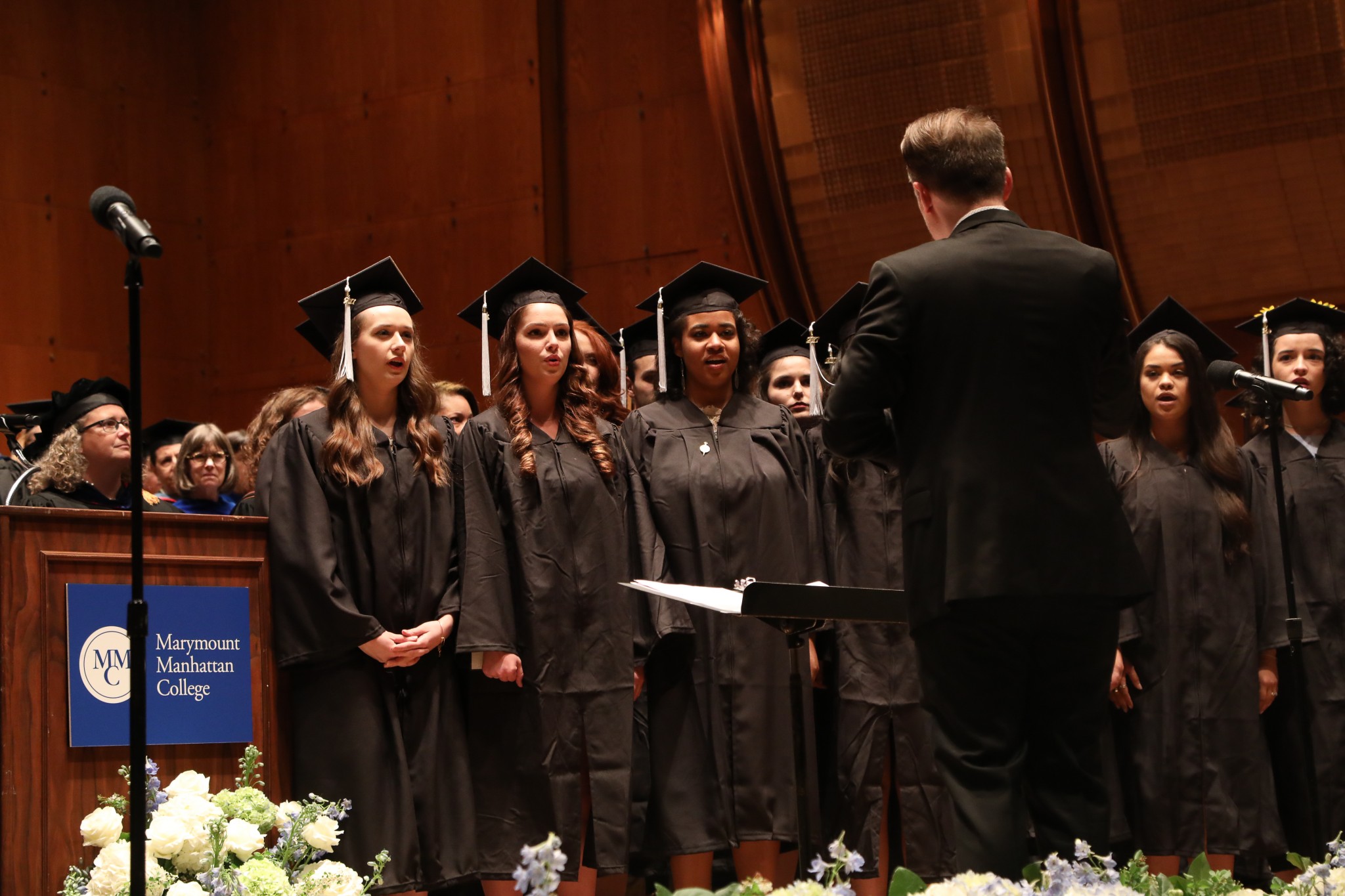 MMC Choir singing at Commencement 2017