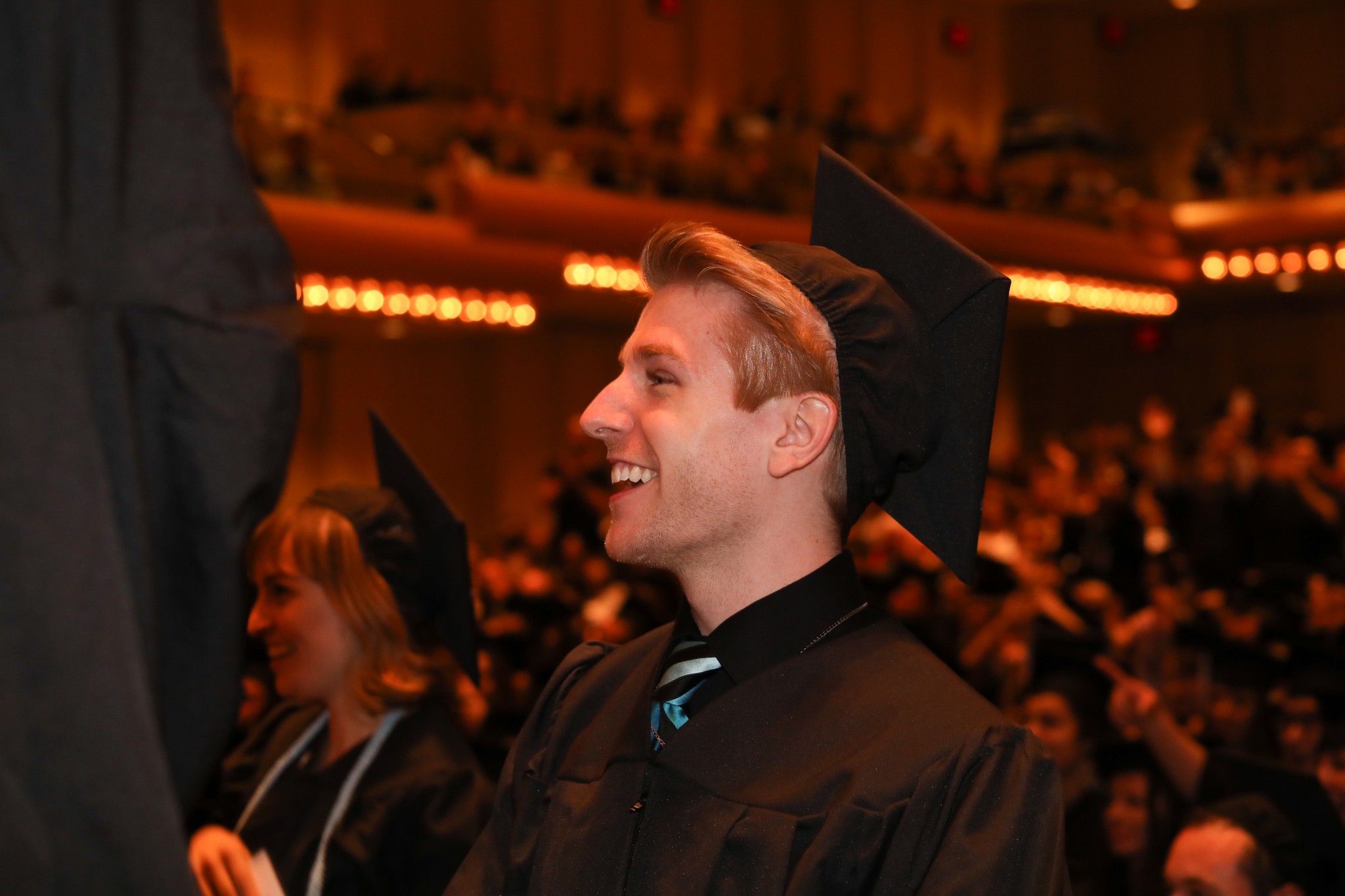 Students at Commencement 2017