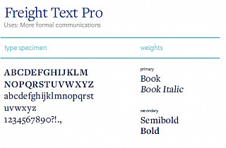 Freight Text Pro font