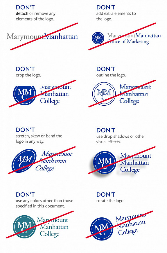 Do's and Don'ts of MMC Logo Usage