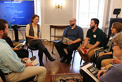 Break out session group led by Catherine Cabeen, MFA (Dance)