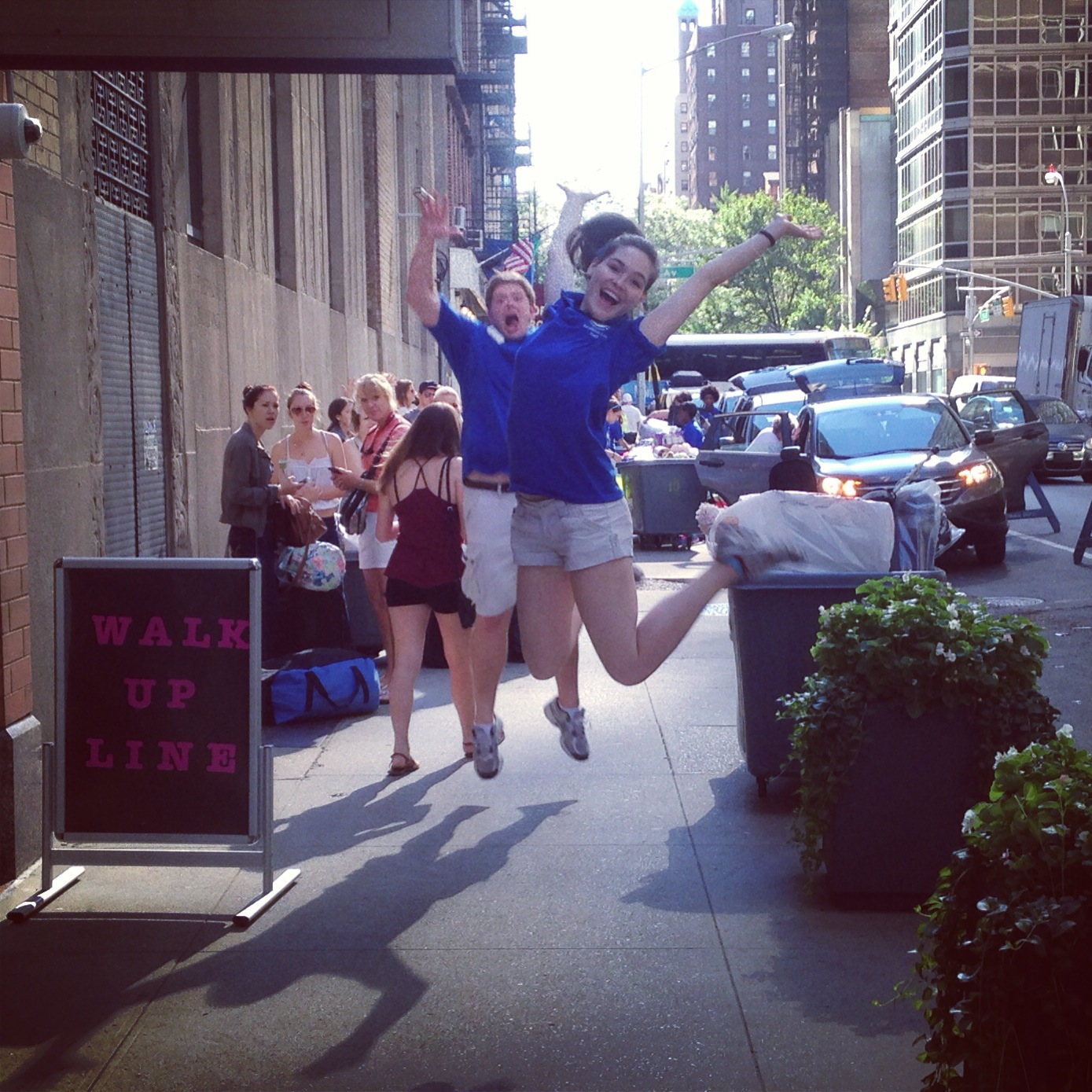 Our staff gets excited about Residence Hall check-in.