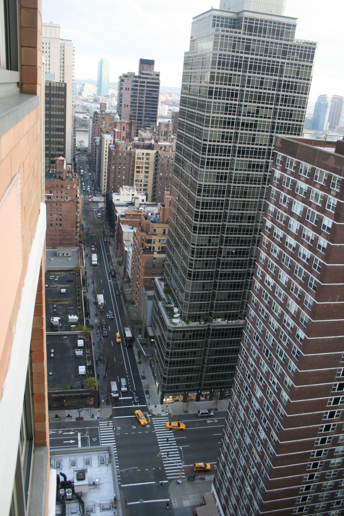 The view from the lounge at 55th Street