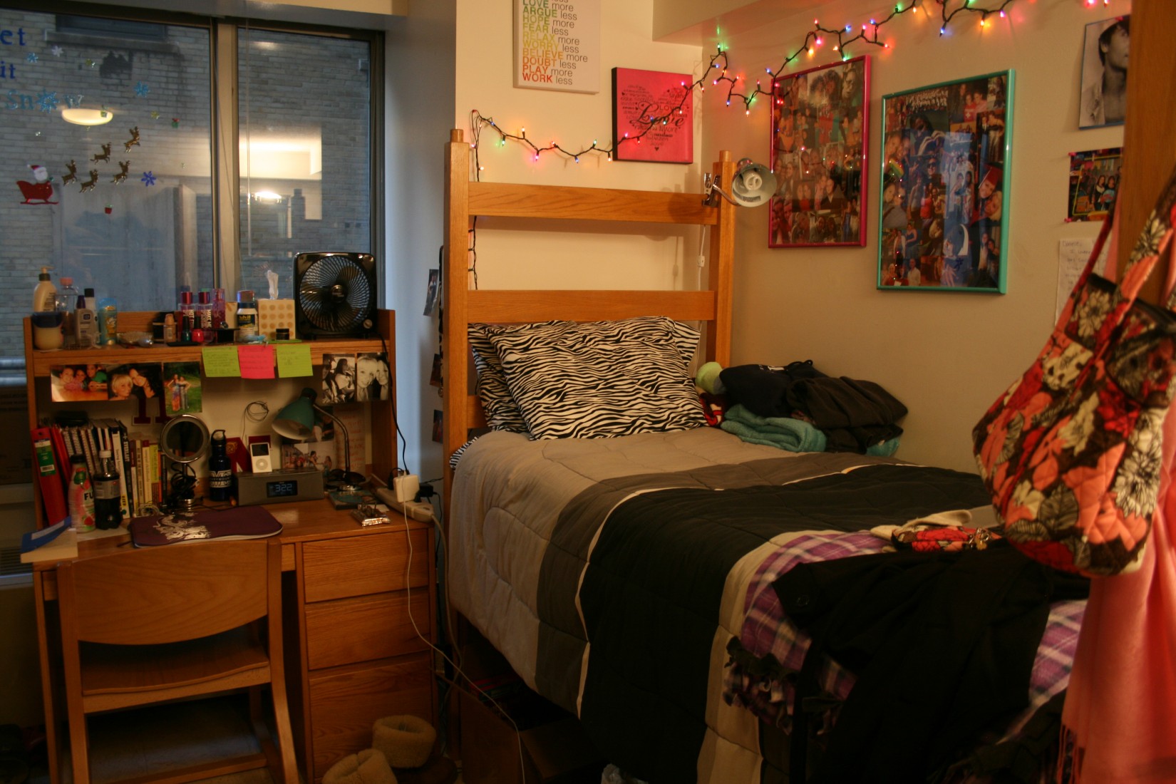 A student room in our 55th Street Residence Hall