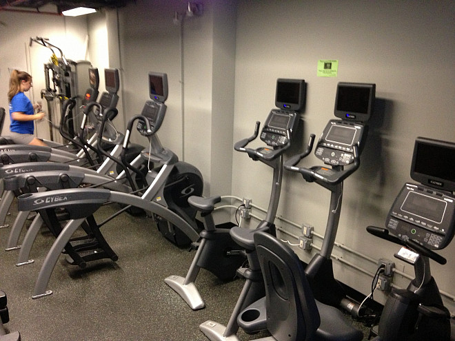 The 55th Street Fitness Center, located on the 2nd floor, is open to residents 24 hours a day.