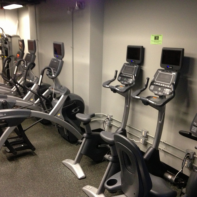 The 55th Street Fitness Center, located on the 2nd floor, is open to residents 24 hours a day.
