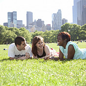 Students in Central Park