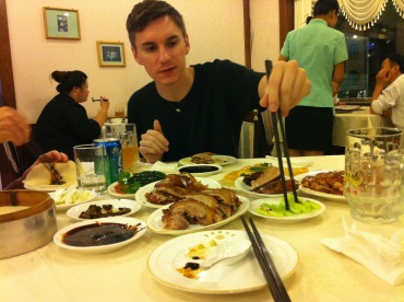 International Studies major Joe Liner in Hangzhou, China