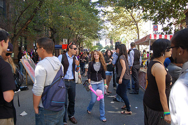 Every year in the Fall, MMC kicks off the year by transforming 71st street into a Griffin-style block party.