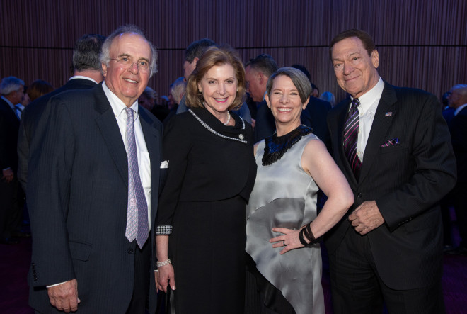 Guests with President Kerry Walk and Host of Ceremonies Joe Piscopo