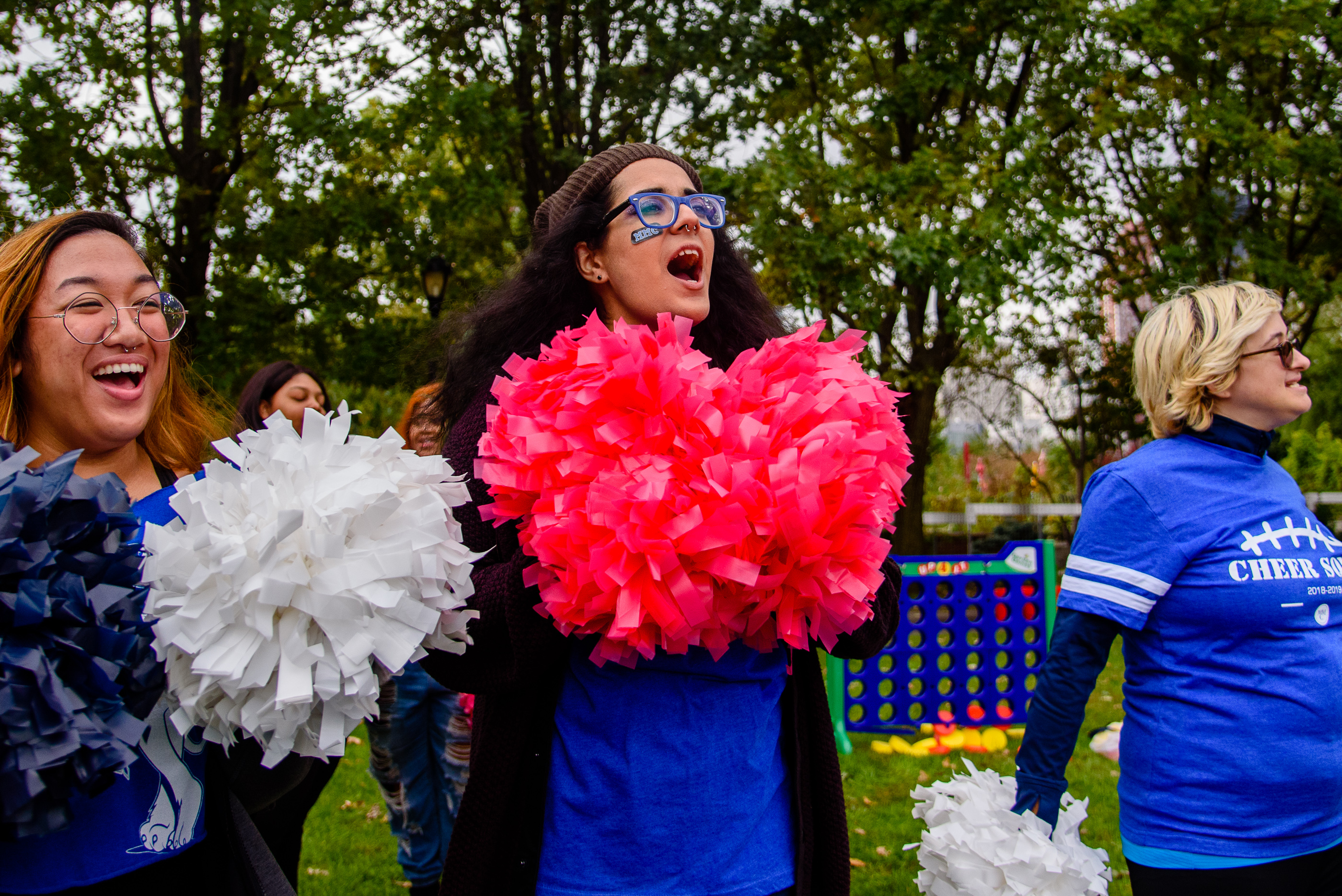 MMC Cheer Squad roots on the players