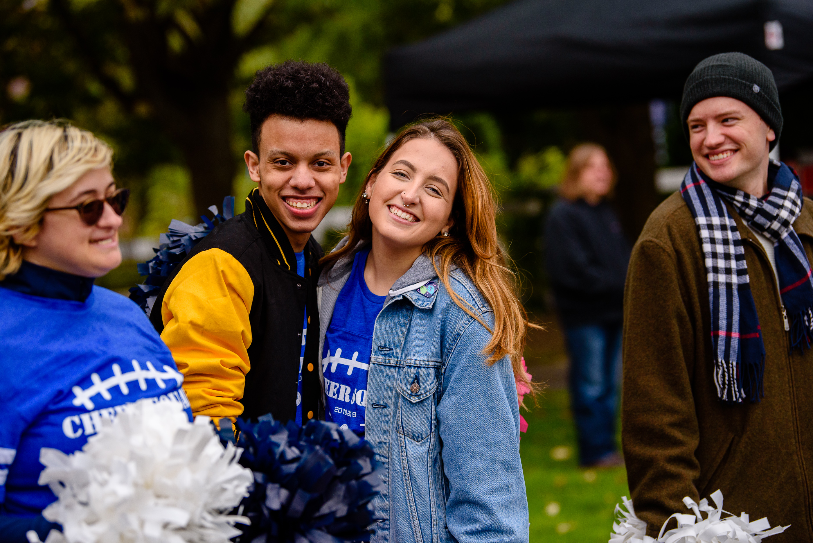 MMC Cheer Squad smiles for the camera