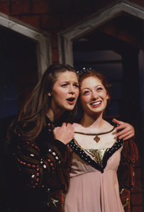 During fall 2009, As You Like It featured Melissa Benoist '11 as Rosalind and Erica Knight '10 as Celia.