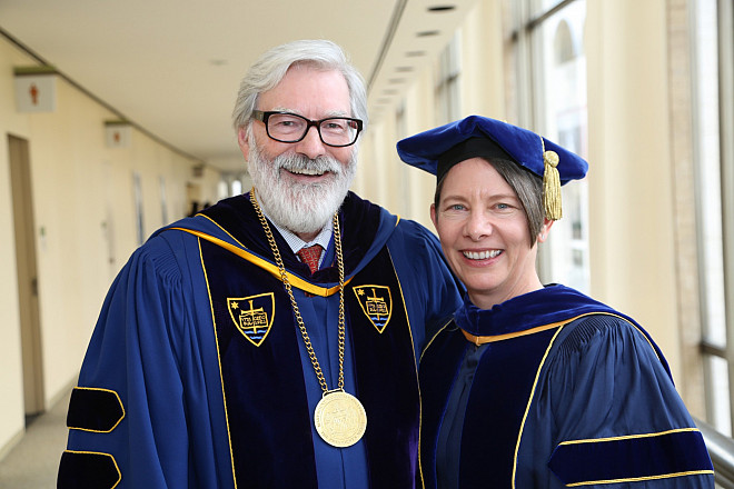 President Judson R. Shaver and President-Elect Kerry Walk