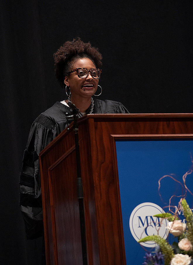 Poet Laureate Tracy K. Smith at MMC's 70th Commencement Exercises