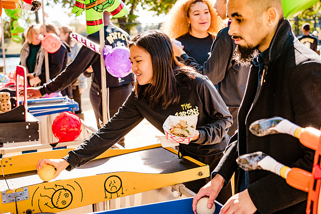 Fall Carnival and Flag Football Game at Pony Field