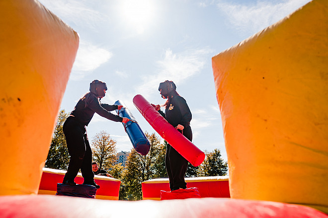 Fall Carnival and Flag Football Game at Pony Field