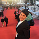 Professor Erin Greenwell on the red carpet at Cannes Film Festival