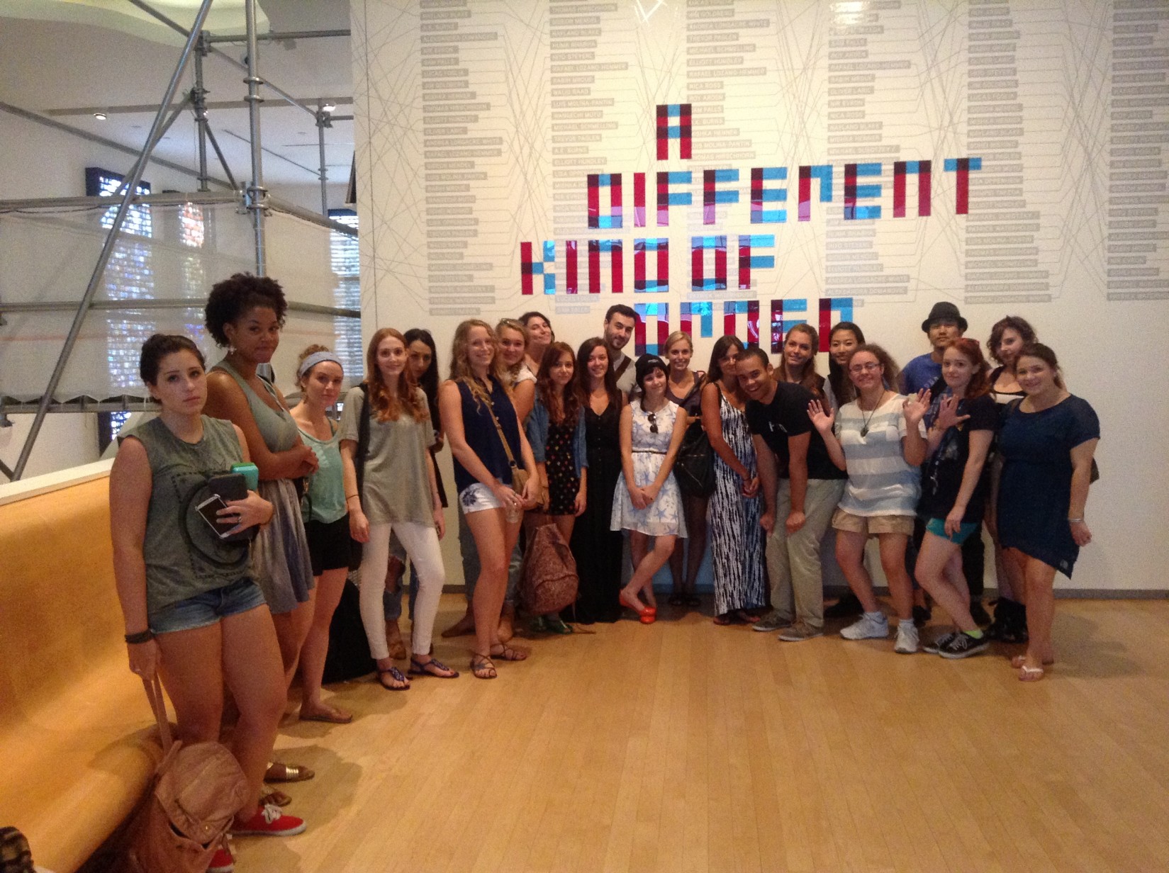 Students see the exhibition A Different Kind of Order: The ICP Triennial