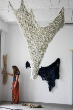 Amy Pekal's textile sculptures