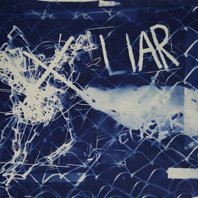 Margaret Roleke, Liar, cyanotype, 22x30