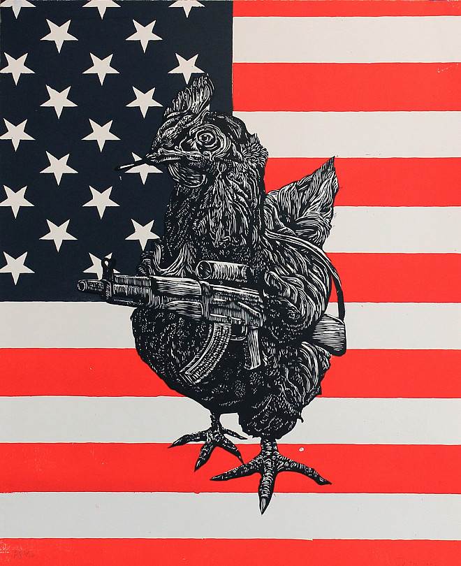 Justin Sanz Patriot Chicken, 2012