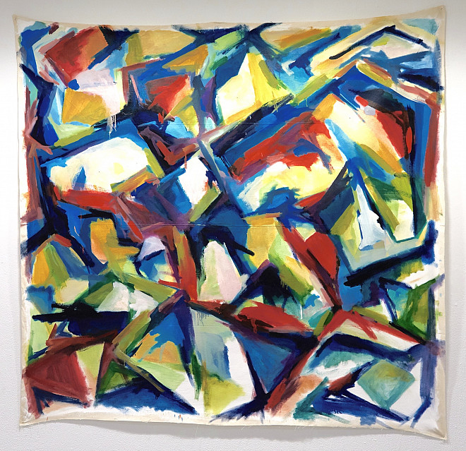 Jamie Allen Untitled #2, oil on canvas, 76”x66