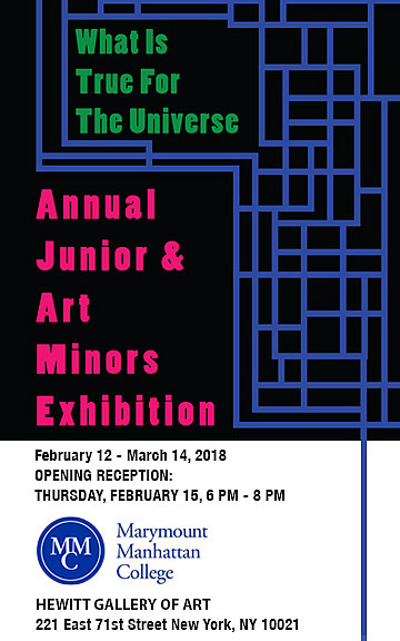 What is True for the UniverseJunior and Minor Art Exhibition