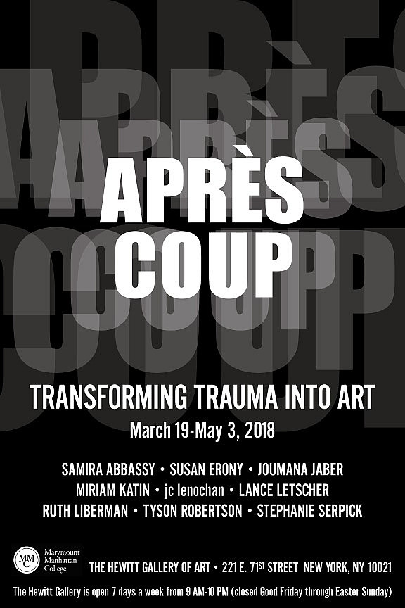 Apres Coup Exhibition, March 19–May 3