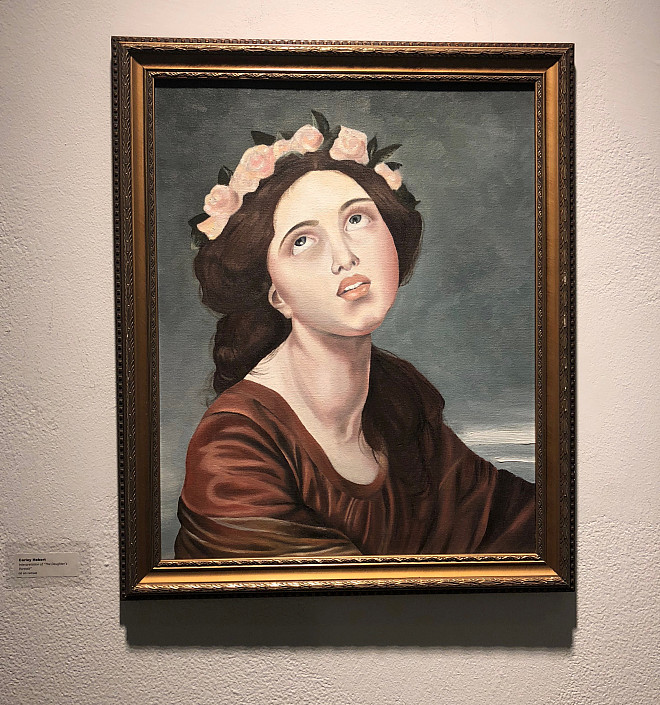 Carly Hebert, Interpretation of “The Daughter's Portrait, oil on canvas