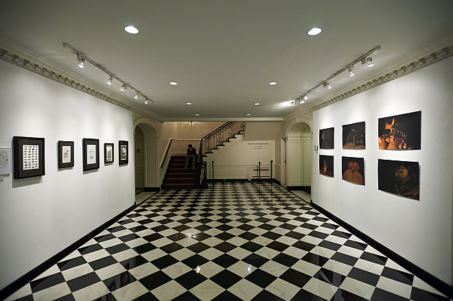 Installation in the Black & White East Gallery