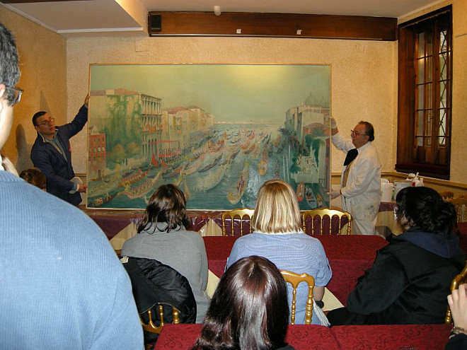 Clearning Painting - Venice