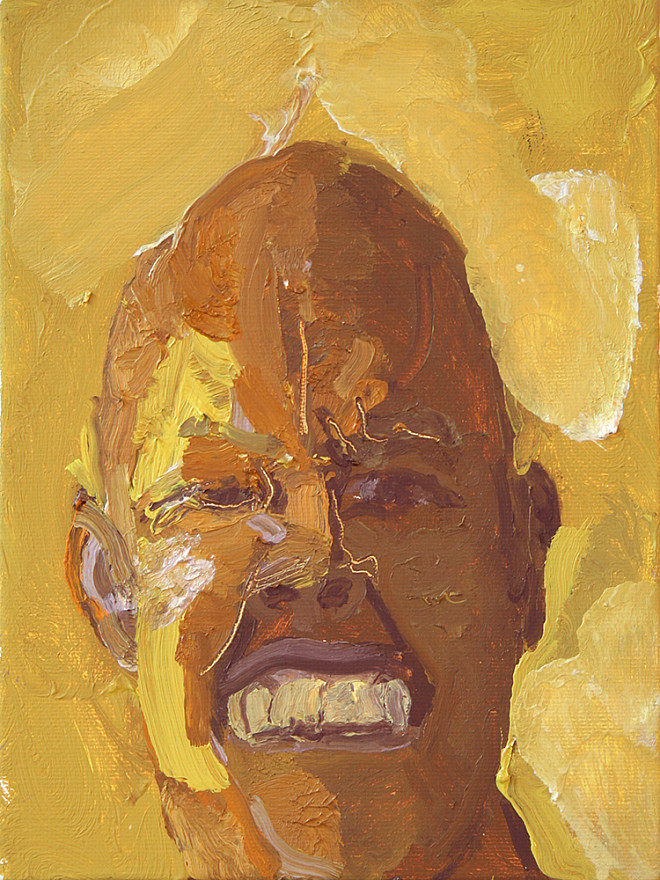 Jim Plunkett Self Portrait Magnified 7x5 inches